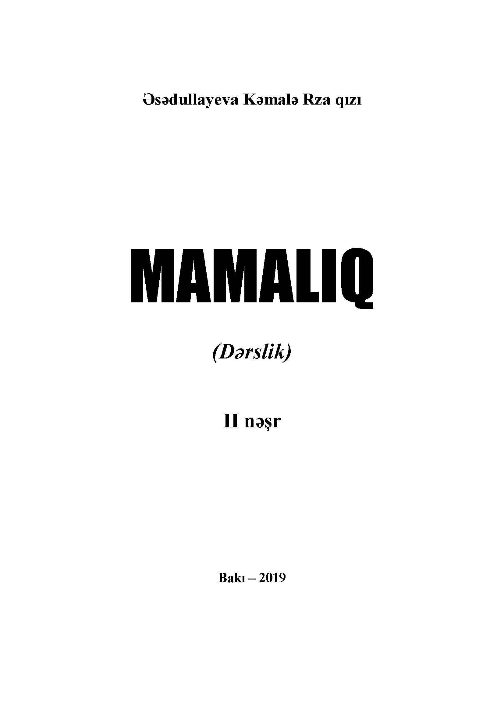 Mamaliq